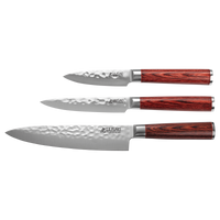Coffret de 3 couteaux chef, office, universel Pakka - Visuel 2